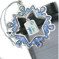 Stock Snowflake Framed Ornament w/ Custom Dangler